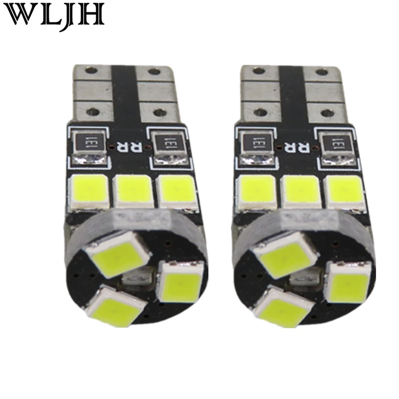 WLJH 2x Canbus Car LED T10 W5W 501 2835 LED SMD 12V