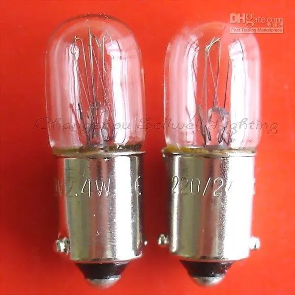 2,4 W Ba9s A591 небольшой лампочки 220/240 V sellwell освещение