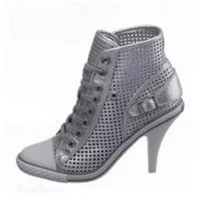 BC Schuhe Nappa/Heels Outdoor/Party & Abend/Casual Silber