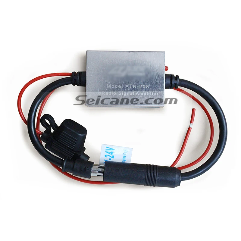

Seicane Anti-interference for Universal 12V Metal Car Radio Antenna FM Signal Auto Amp Amplifier