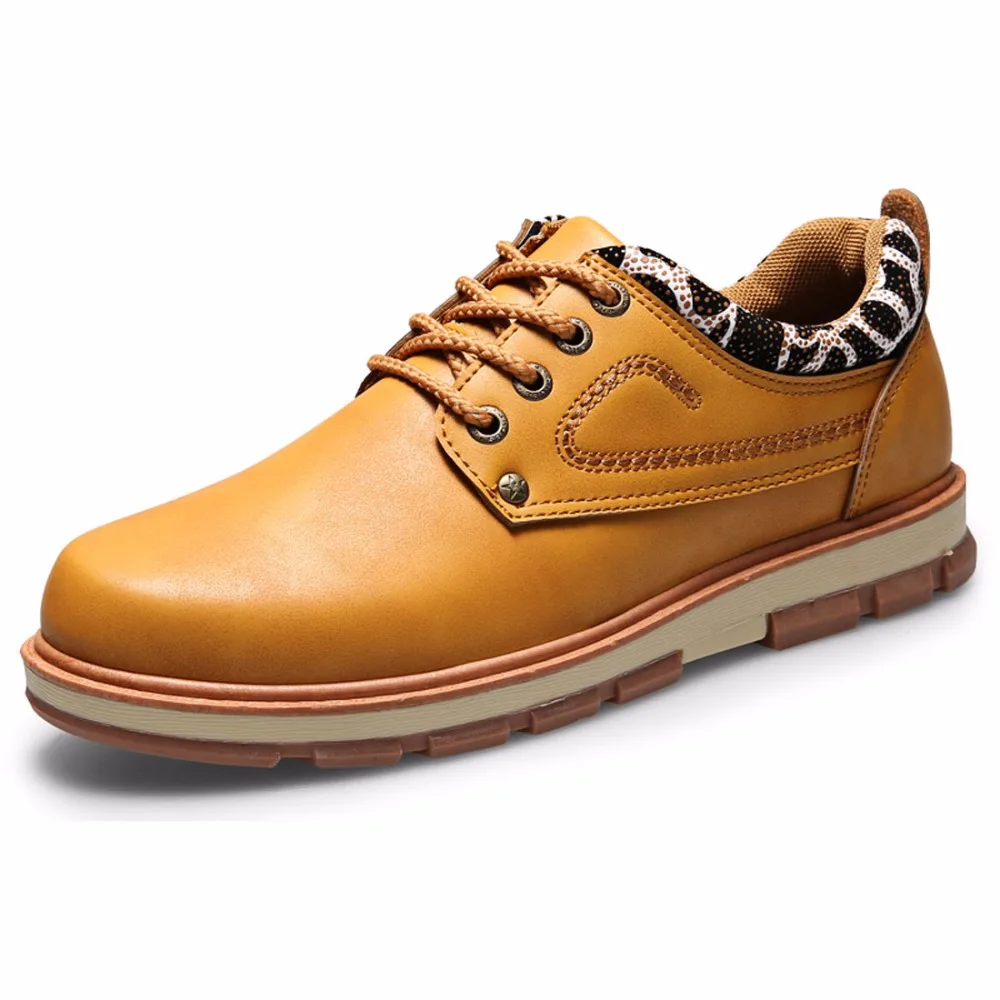 2017 British Style Men Work Casual Shoes Made Of Good PU