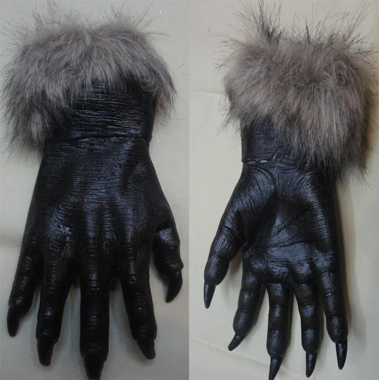 A full set of head terrorist devil's dance Halloween mask Wolf gloves cosplay | Дом и сад