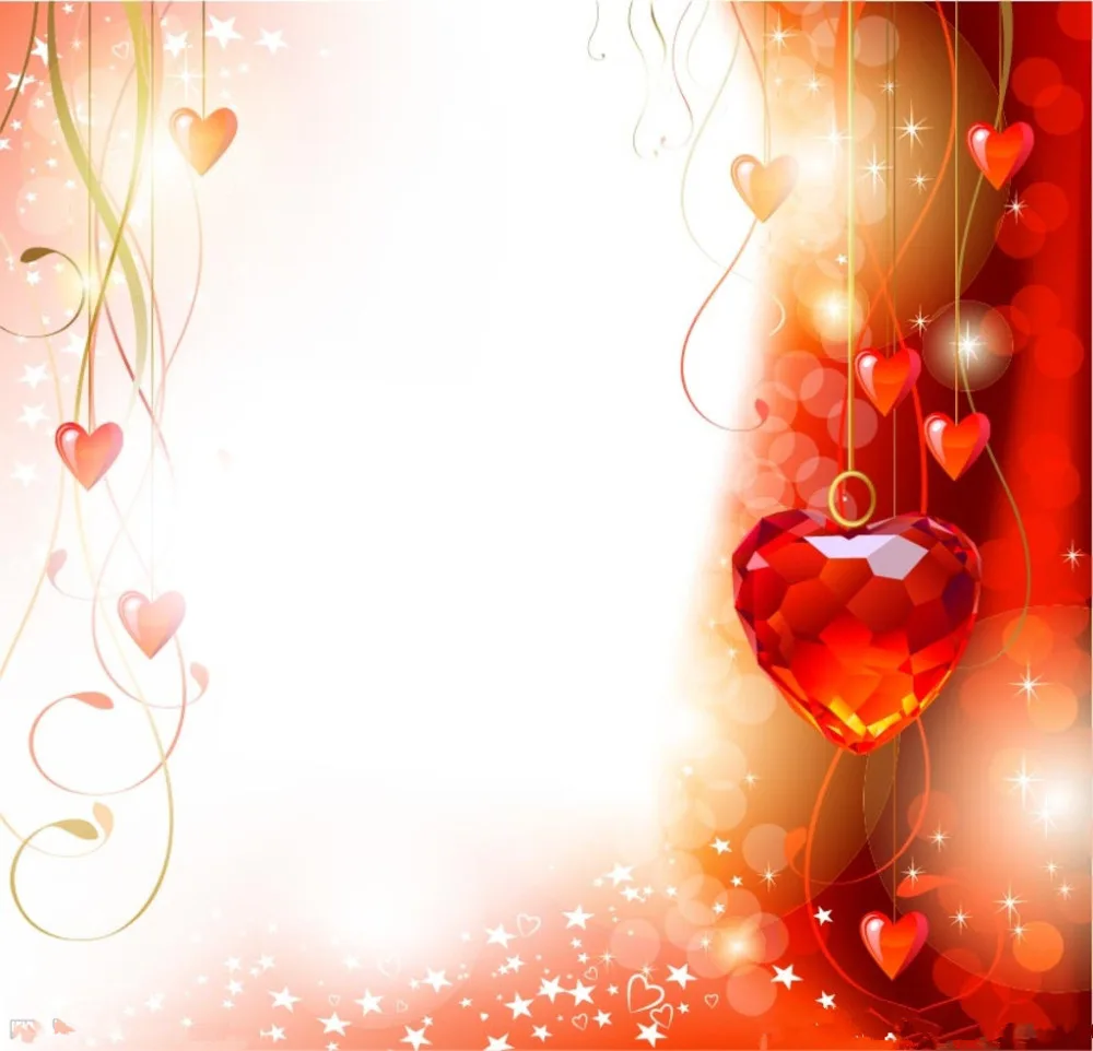 

10x10ft Vinyl Custom  Photography Backdrops Studio Props Valentine day Theme Background NEP-083