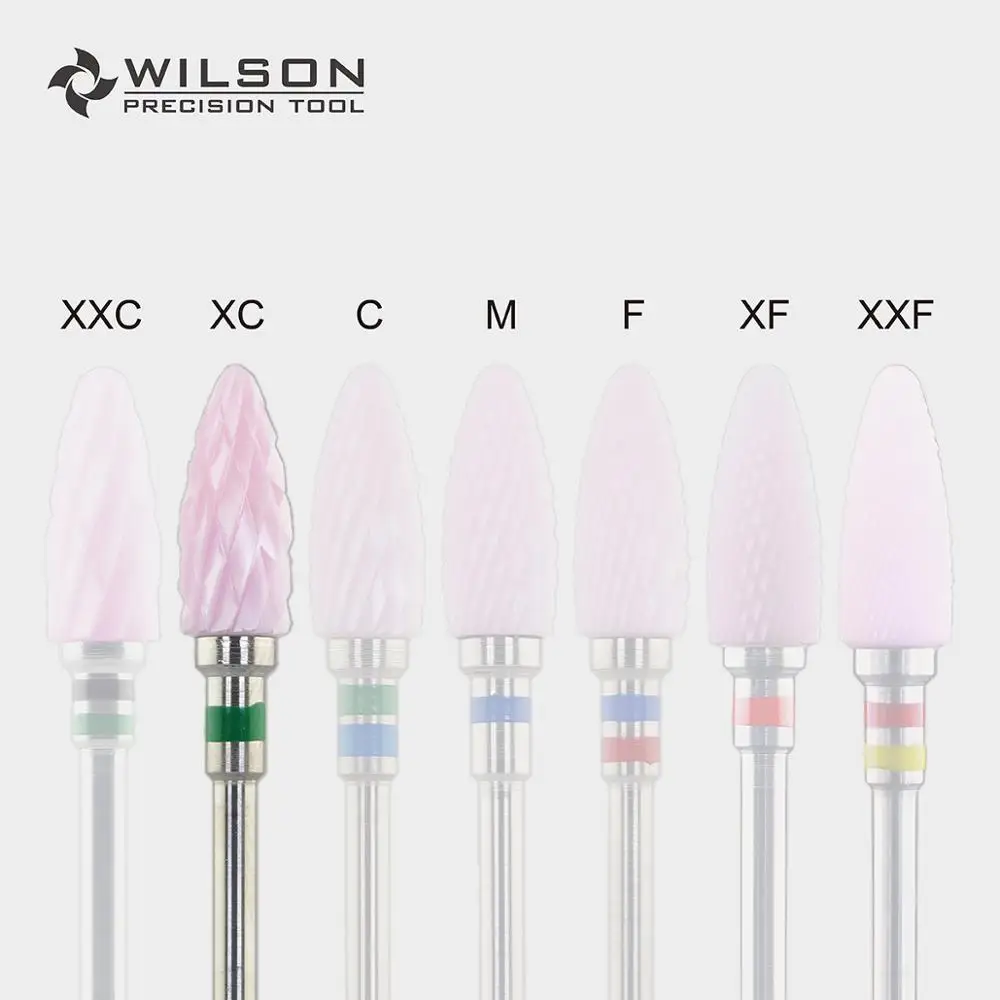 Форма пули-6,0 мм-поперечная огранка-Розовый Цирконий керамические стоматологические лабораторные заусенцы-WILSON прецизионный инструмент