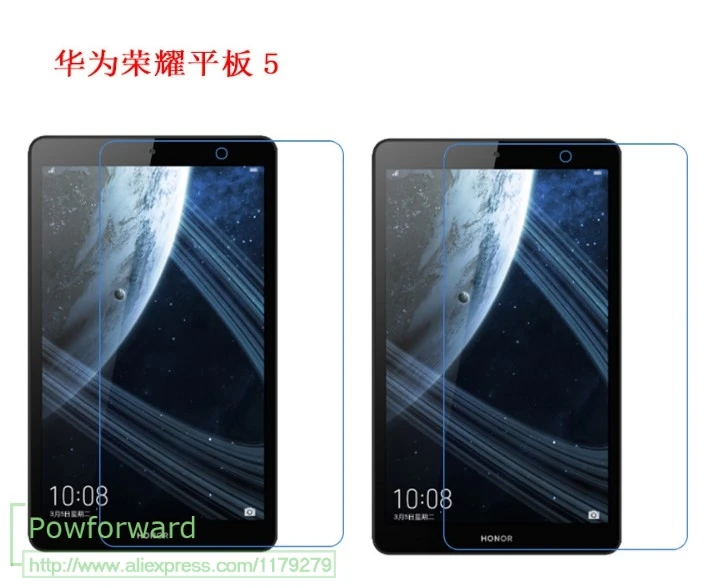 2 шт./пакет huawei MediaPad M5 lite 8 для huawei Honor Tab 5 8,0 прозрачная защитная пленка для переднего экрана Tab Guard