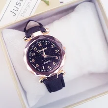 Reloj de cuarzo para Mujer Reloj de pulsera de cielo estrellado de lujo Zegarek Damski Reloj de pulsera para Mujer Reloj de Mujer(China)