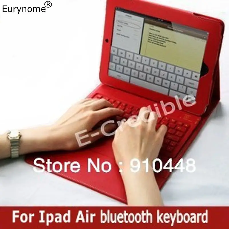Чехол-клавиатура для Ipad Air 2, беспроводной Bluetooth чехол-подставка из искусственной кожи для Apple Ipad Air 2, чехол для Ipad Air, чехол-клавиатура