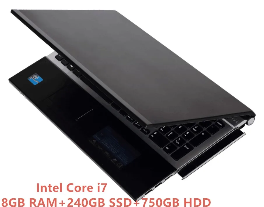 8G ram 240GB SSD 750G HDD 15," 1920*1080P HD Intel Core i7 cpu Графический игровой ноутбук Windows 10 ноутбук с DVD-RW Bluetooth