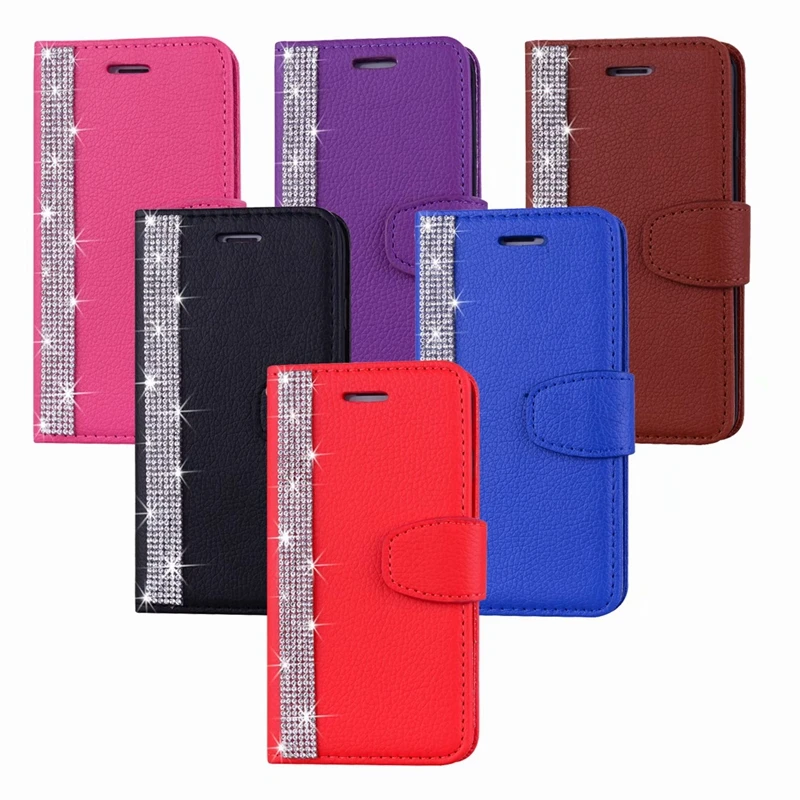 2640571830 苹果 XSMAX XR XS X 8 8P 7 7P 6 6P 5S 5C T6 闪亮排钻贴钻皮套 13元 (1)