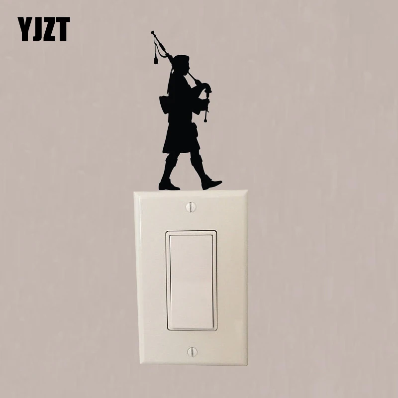 

Got Bagpipe Fashion Decor Vinyl Light Switch Stickers Wall Decals Black 7SS0381