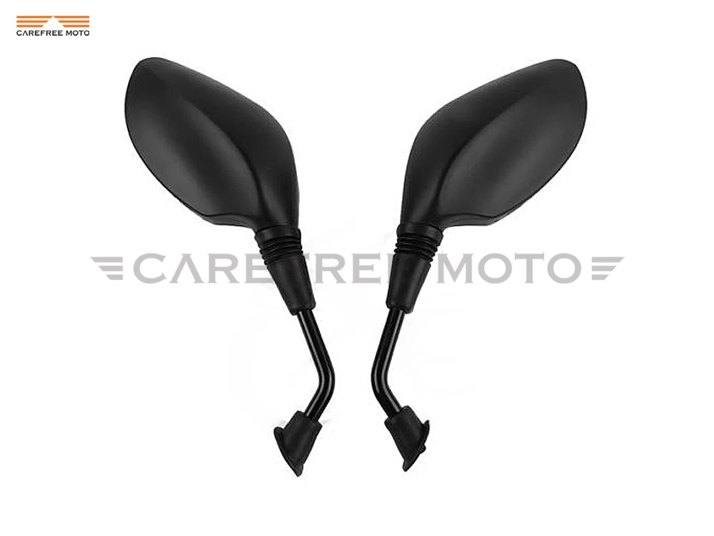 

10mm Black Motorcycle Rear View Side Mirror case for Kawasaki EN400 ATV Honda Yamaha KTM Suzuki