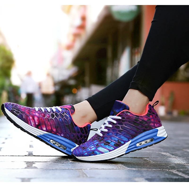 

Unisex Shoes 2018 Summer Outdoor Zapatos De Mujer Breathable Walking Sneakers Mens Shoes Sapato feminino lace up Ladies Sneaker