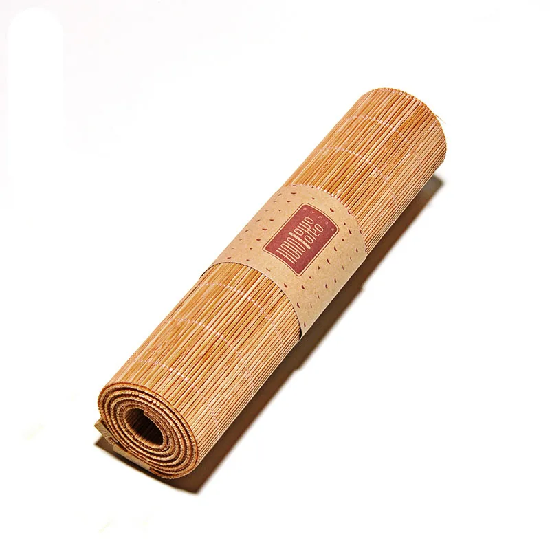  Japanese Zen Bamboo Weave Tea Mats Table Runners Curtains Table Cover Kung Fu Tea Set Accessories H