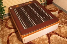 2016 NEW Natural Heating Germanium&Jade Thermal Bed Massage Cushion Mattress Health Care Cushion Pad 3 Size for You Choice