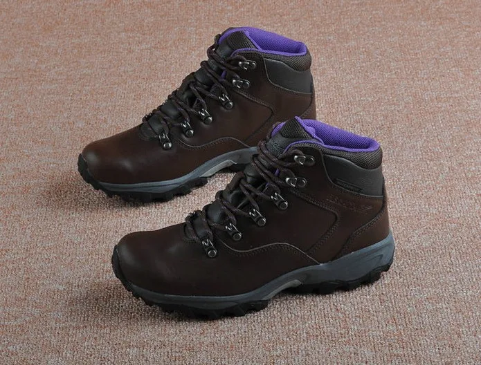 

REGATTA Women walking shoes ladies outdoor sports shoes female cowhide leather waterproof trekking climbing camping sneakers