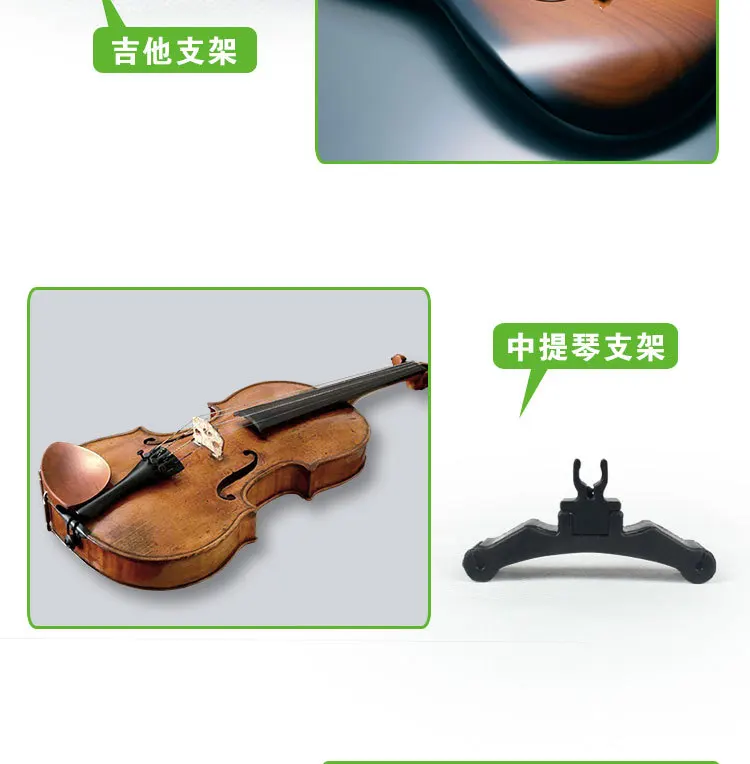 Supercardioid Musical Instrument Microphone with Clips for Cello Violin Guitar Flute Piano Saxophone Suitable Wireless Transmitt