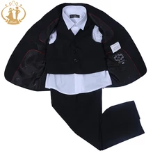 Nimble/черный костюм для мальчиков, костюм для бега, Garcon, костюмы для мальчиков на свадьбу, костюм Enfant Garcon Mariage, блейзер для мальчиков, Terno Menino, смокинг
