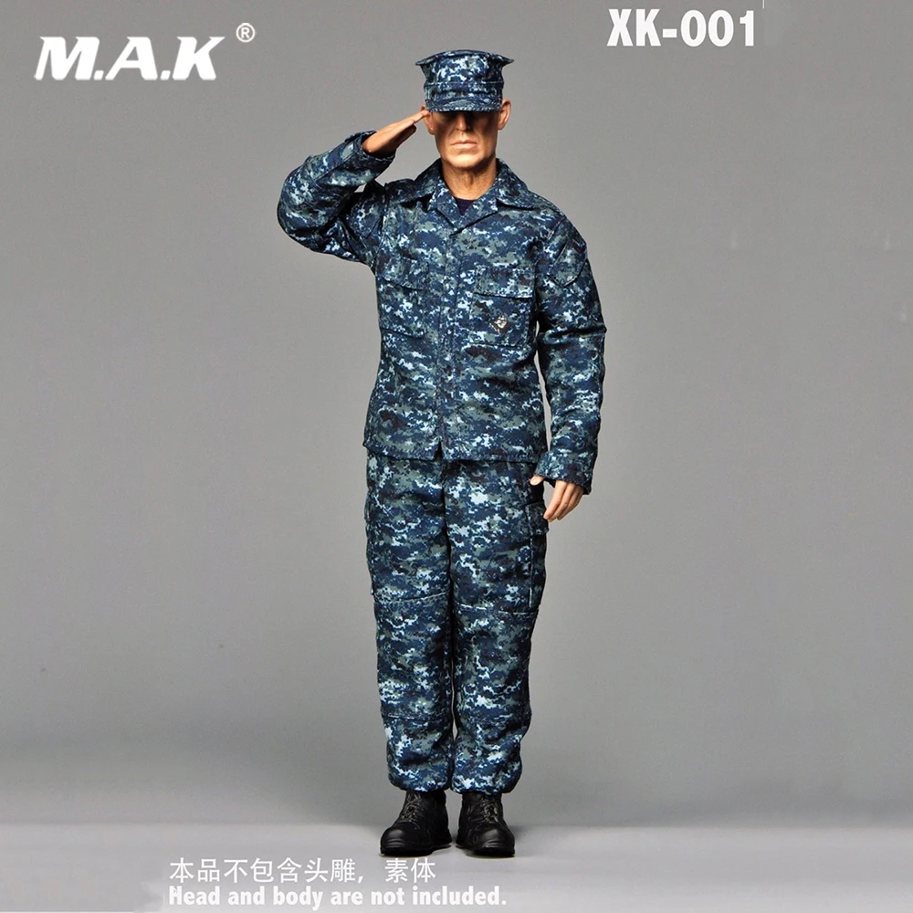 

1:6 U.S. NAVY Marine Camouflage Training Clothing Suits Without Body 1/6 Scale Clothing set