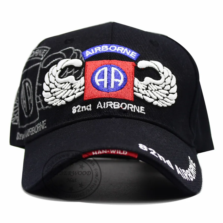 82nd Embroidered Cap 3d Base Hat Men 