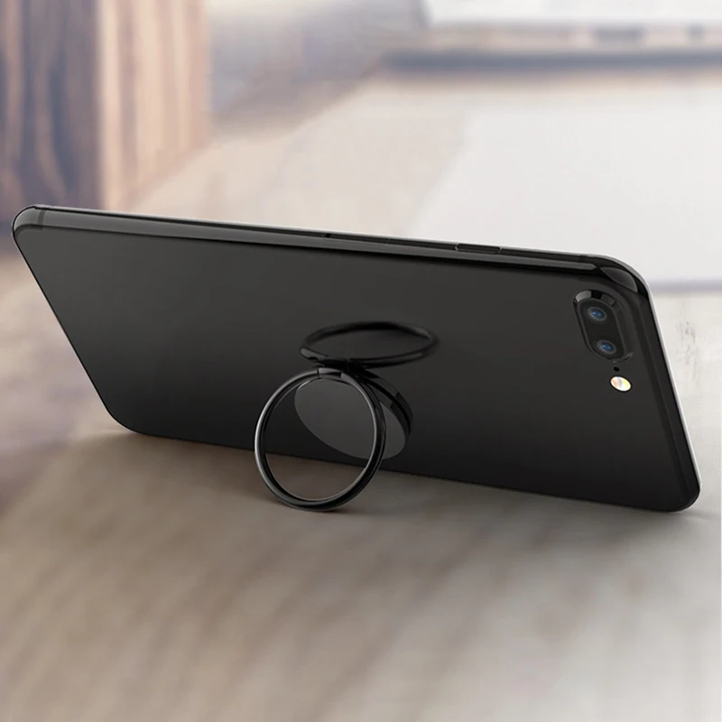 Universal Magnetic Phone Ring 90 Degree Finger Mobile Phone Metal Stand Holder For IPhone Samsung Xiaomi Huawei Oneplus