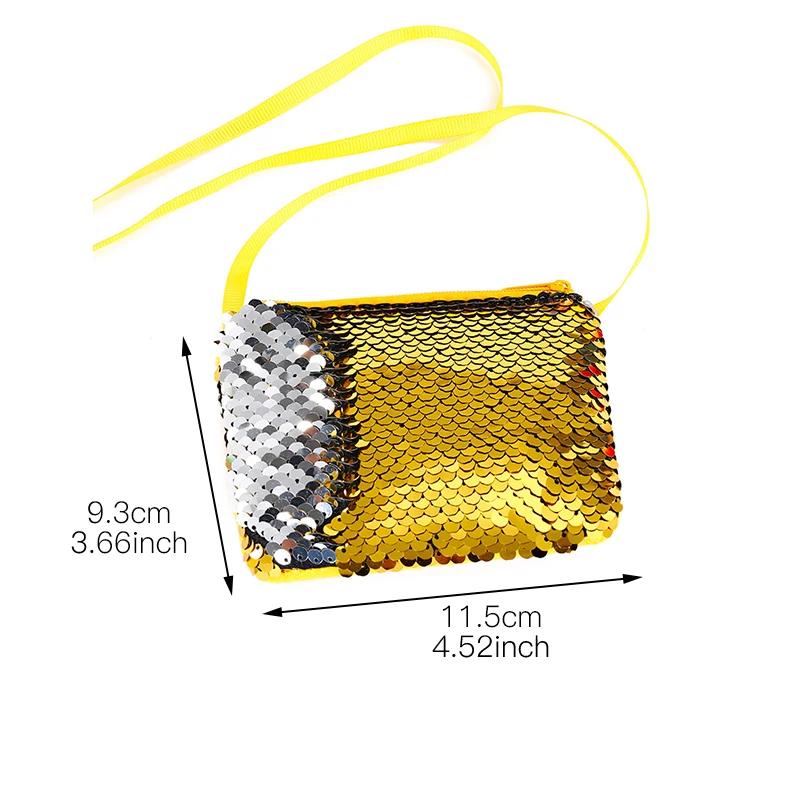 Детский кошелек мини площади пайетки слинг карман изменение денег кошелек Crossbody Кошелек держатель для карт сумка для бумажника подарок для