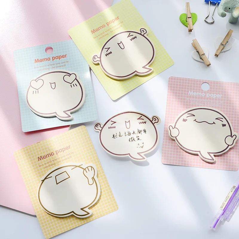 

48 pcs/Lot Fighting Expression sticky note Mini paper memo pad Diary stickers planner Stationery Office School supplies F572