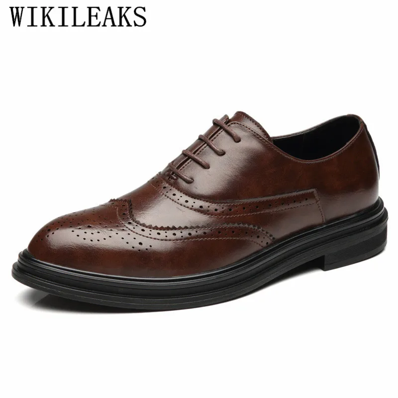 Genuine Leather Shoes Men Formal Shoes Men Oxford Shoes For Men Brogue Shoes Sapato Social Masculino Chaussures Hommes Pointu Genuine Leather Shoes Men Formal Shoes Men Oxford Shoes For Men Brogue Shoes Sapato Social Masculino Chaussures Hommes Pointu