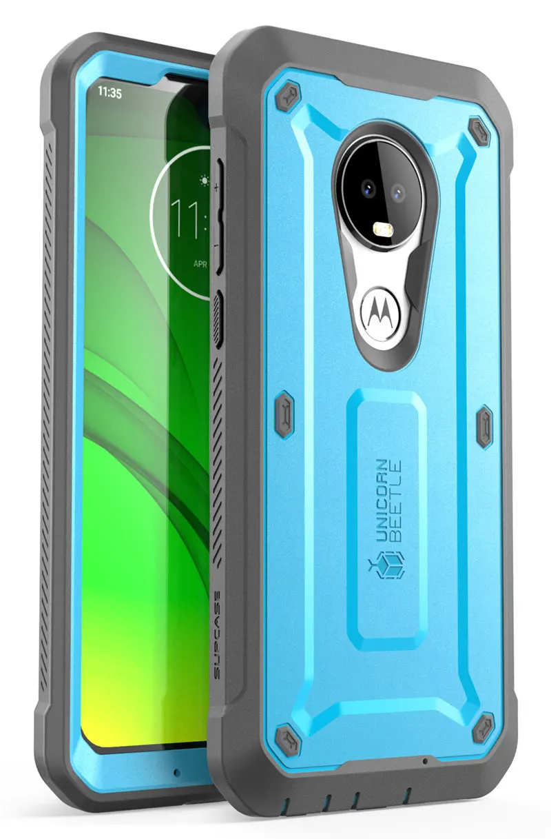 Blue SUP чехол для Moto G7 чехол() UB Pro полный корпус прочная кобура крышка со встроенной защитной пленкой для Motorola Moto G7 чехол - Цвет: Blue