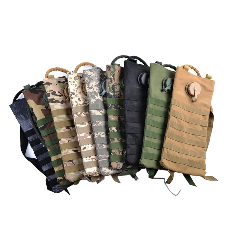 

3L Water Bladder Bag Hydration Backpack Military Knapsack Molle System Camelback Tactical Bagpack Hiking Cycling Bags