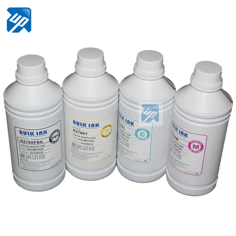 4 x 1L высокого качества сублимации краски чернила используются для EPSON WF-3620 WF-3640 WF-7610 WF-7620 WF-7110 WF-3630 WF-7710 WF-7720 принтера