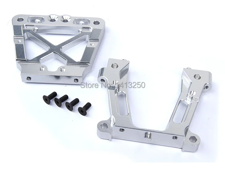 CNC metal rear bulk head set TS H85176 for baja parts sliver and orange choose with