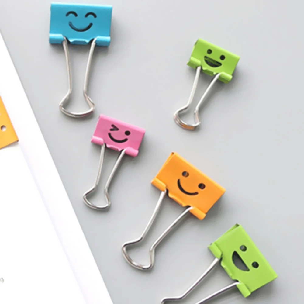 10PCS Clips Office Finishing Clip Stainless Steel Metal Receipt Folder