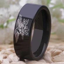 Свадебные украшения обручальные кольца 8 мм черные морские уплотнения военный Дизайн Кольцо женское мужское вольфрамовое свободное кольцо