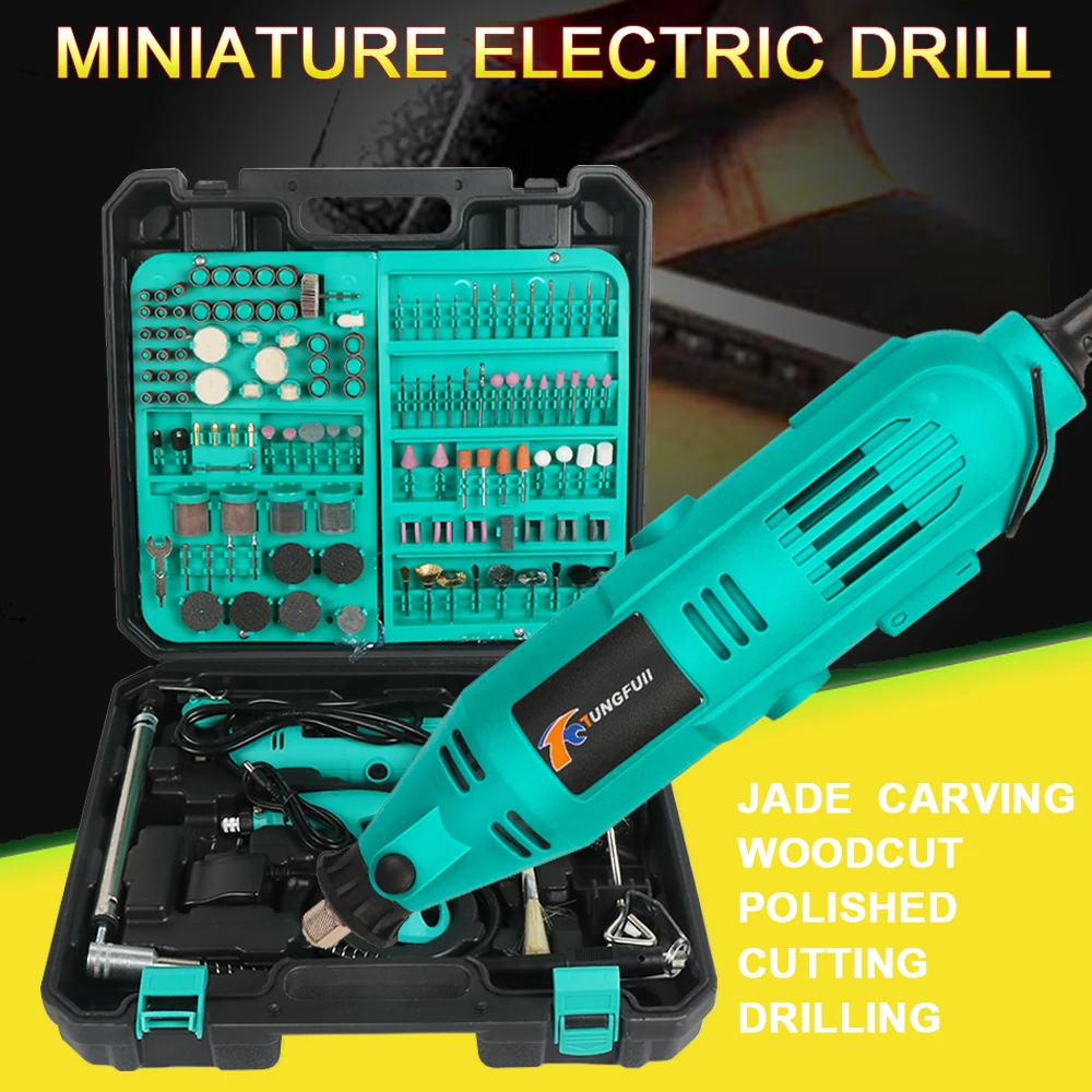 

Tungfull Wood Drill Bit Woodworking Mini Dremel Drills Flex Shaft Engraver Drilling Machine Dremel Rotary Tool Accessory Set