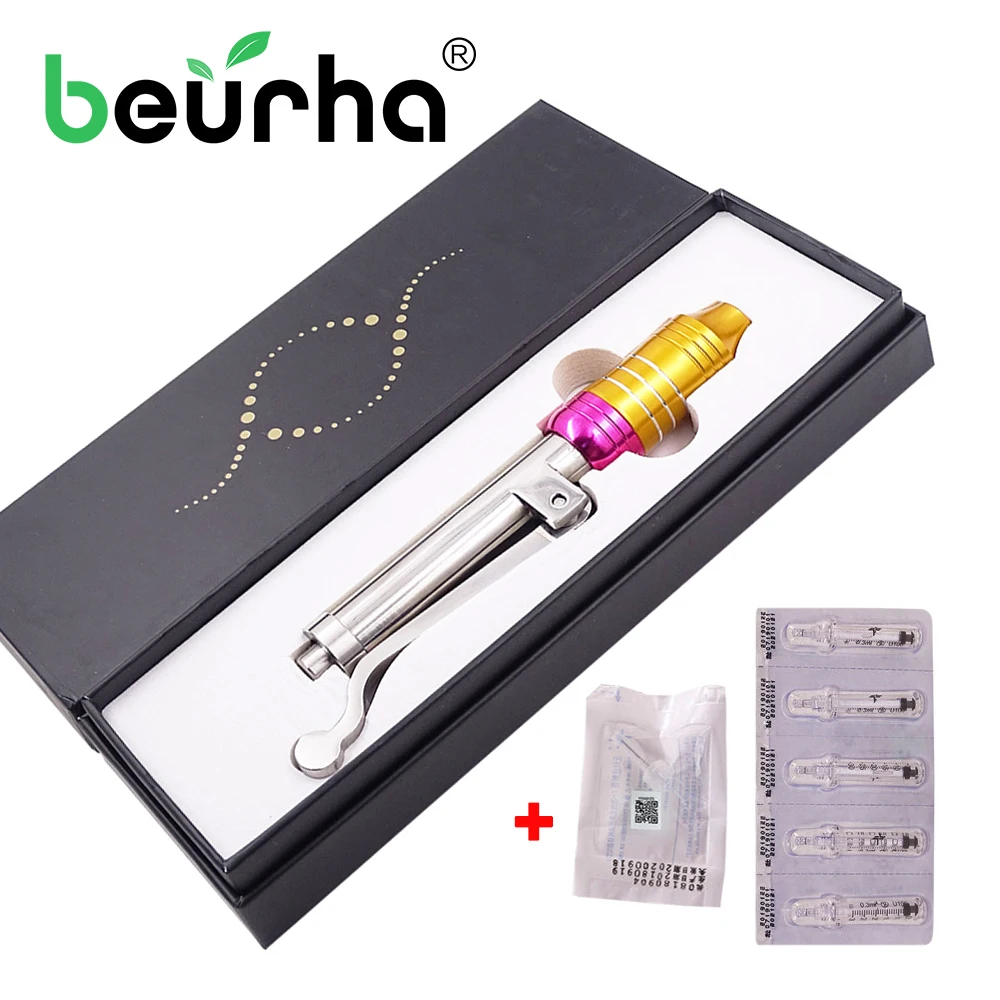 

Skin care tools Hyaluronic Acid Pen Gun For Anti Wrinkle Lifting Lip Injection hyaluron gun atomizer hyaluron Gun Syringe Needle