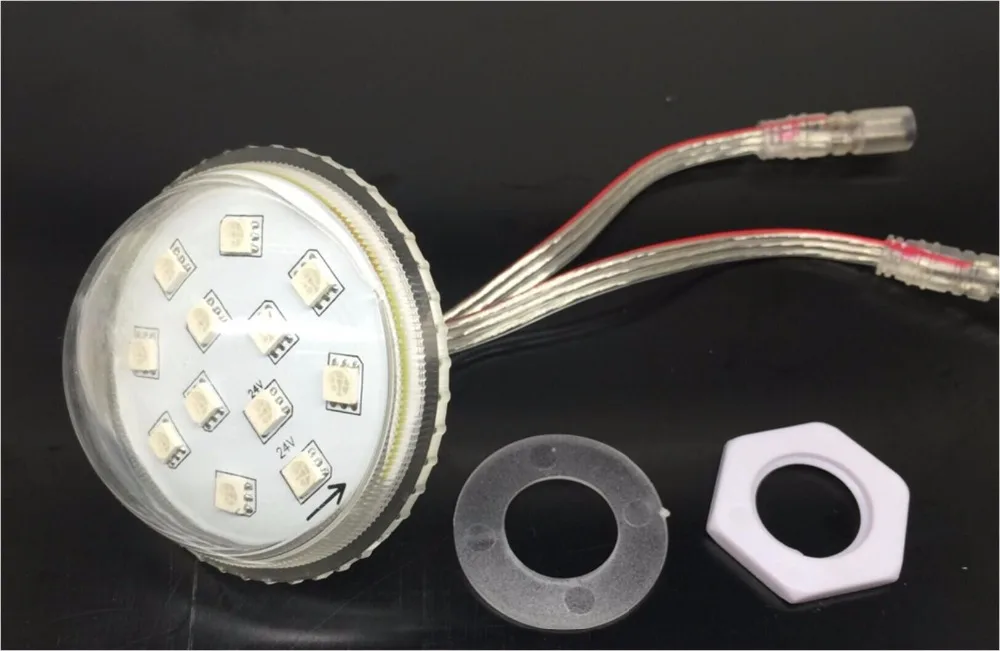 60mm diameter;DC24V;UCS1903 addressable RGB full color led smart module ...