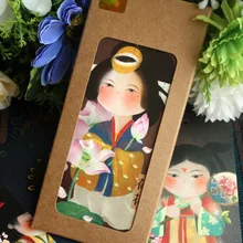 1 шт. ручной расписная открытка древняя красота милые карты Сиань подарок 10 листов