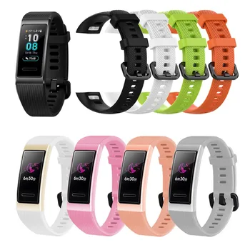

Replacement Wrist Strap For Huawei Band 3/3 pro Silicone Watch Band Replacement Smart Bracelet Accessory for huawei band 3 pro