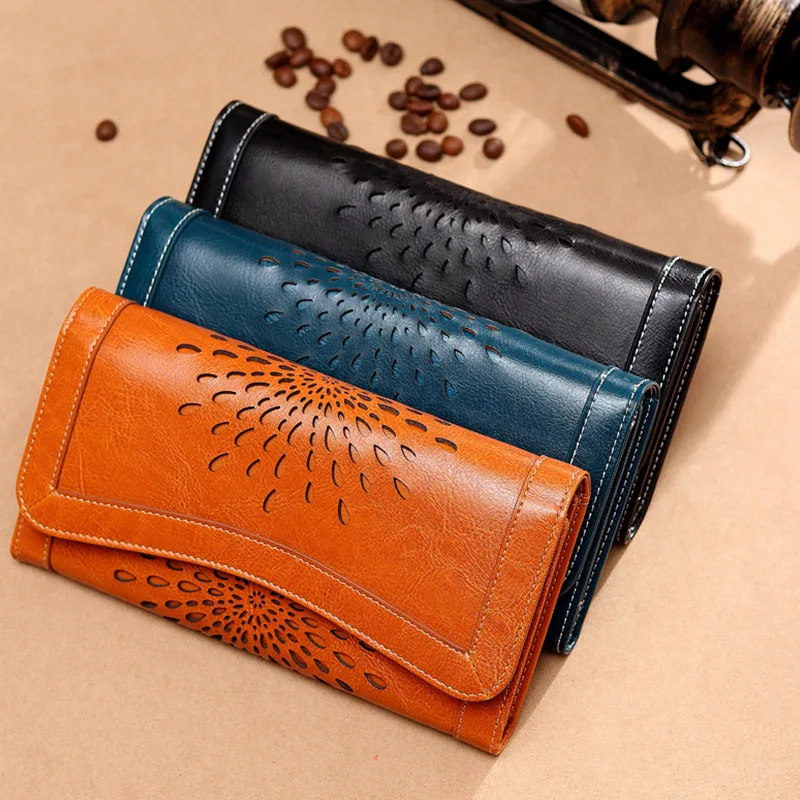 

2019 new Men's multi-function leather wallet with large capacity Money Clips