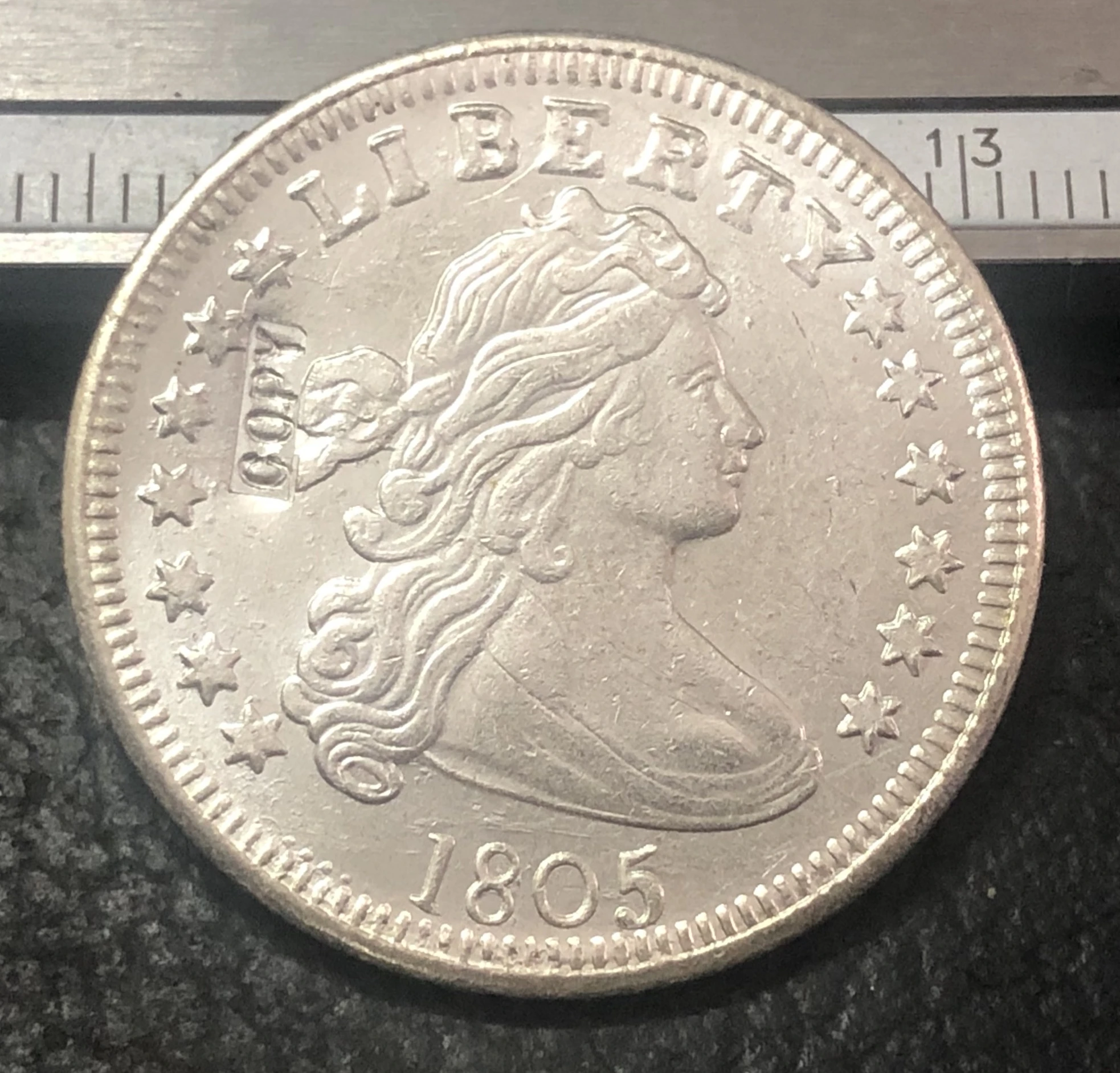 

1805 United States 25 Cents "Draped Bust Quarter"