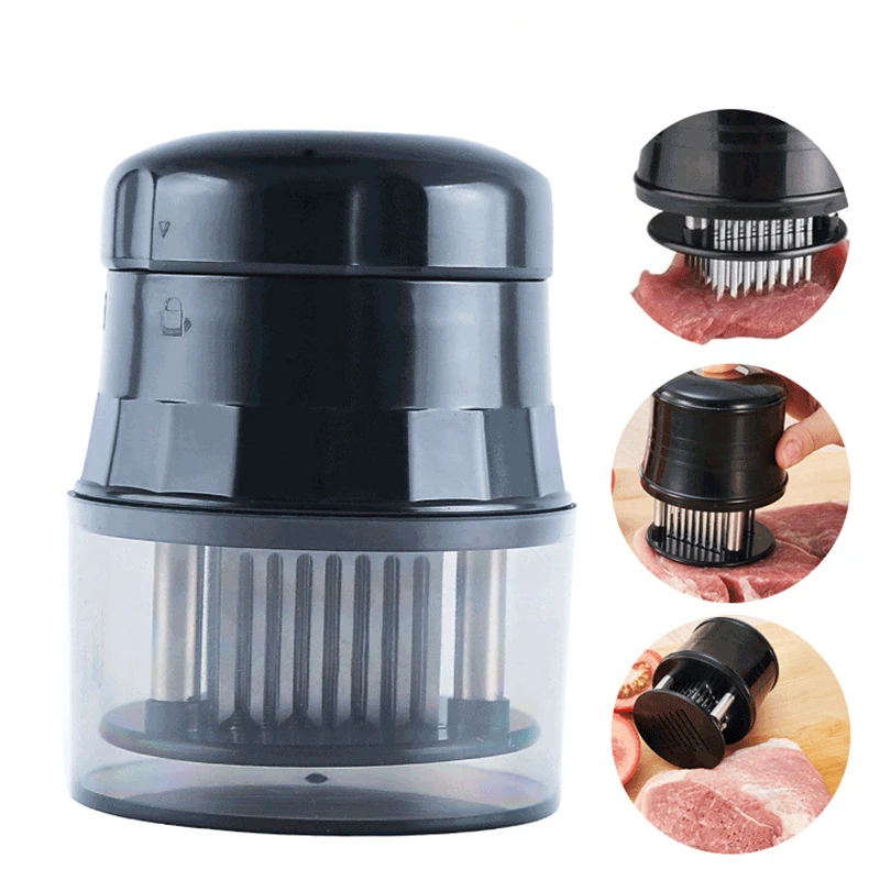 New Stainless Steel Meat Hammer Pounder Tenderizer Professionl Needle