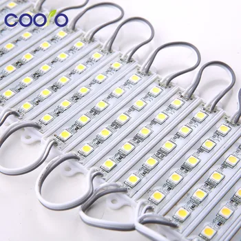 

20PCS 5050 5 LED Module lighting DC12V Waterproof led modules,White / Warm white / Red / Green / Blue color,20PCS/lot