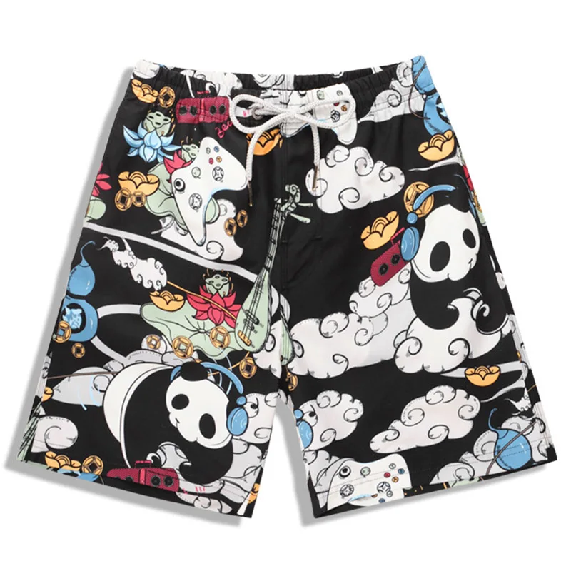 Новые хип-хоп шорты 3D печать унисекс шорты тренд уличные мужские свободные повседневные шорты супер размер Одежда