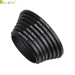 46-49 49-52 52-55 55-58 58-62 62-67 67-72 72-77 77-82 mm Metal Step Up Rings Lens Adapter Filter