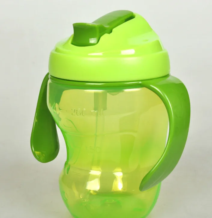 Новое поступление, Детская герметичная чашка для новорожденных, емкость для напитков чайник, чашка из полипропиленового материала, бутылка для детей, 260 мл