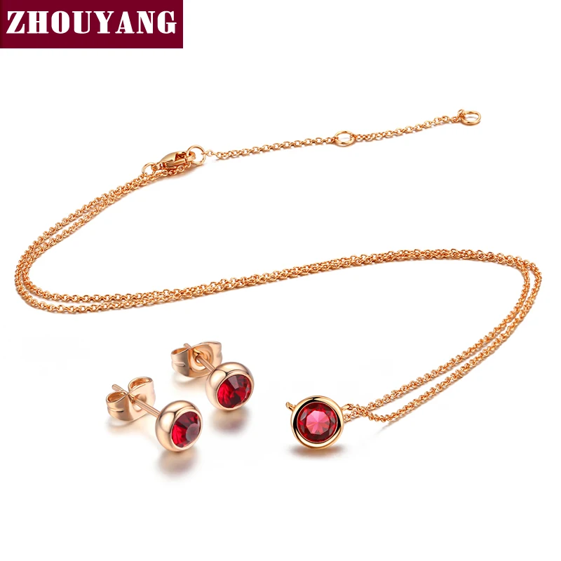 ZHOUYANG Jewelry Set For Women Classic 