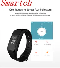 Smartch R1 смарт-браслет сердечного ритма Мониторы группа шагомер спортивной деятельности трекер Мониторы cardiaco Фитнес часы браслет pk