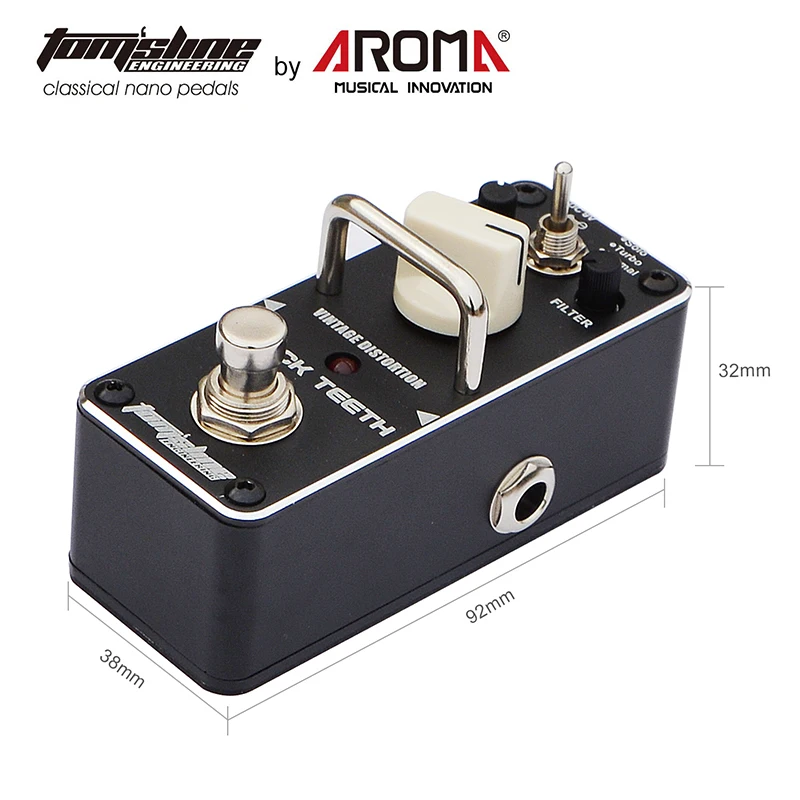

Aroma Mini Guitar Parts Effect Pedal Vintage Distortion Pedal Overdrive Pedal Tubelike Overdrive Pedal Guitar Effect Aceesories