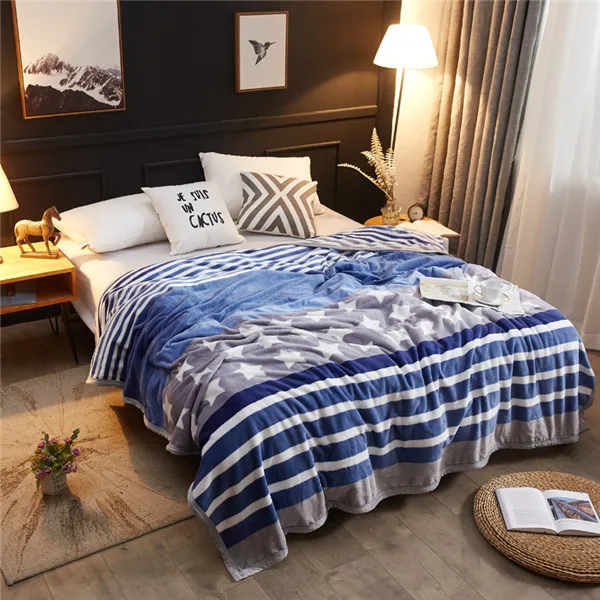 Домашний текстиль мягкое плотное одеяло из флиса, фланели для взрослых диван-кровать Манта фланелевые одеяла 230x250 см 5 размер - Цвет: 15