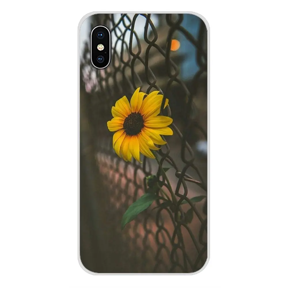 Для samsung Galaxy S4 S5 мини S6 S7 край S8 S9 S10 Plus Note 3 4 5 8 9 красивые желтого цвета с цветочным принтом Подсолнух мобильный чехол для телефона чехол - Цвет: images 6